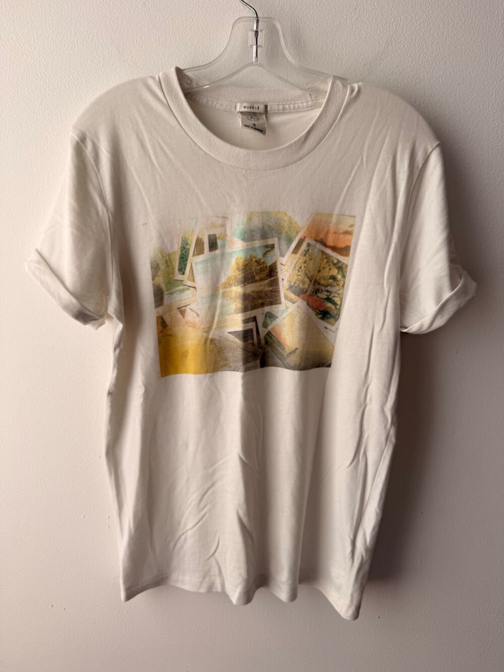 Abercrombie & Fitch Graphic T-Shirt Polaroid Muscle Retro Skater Indie Top Men S